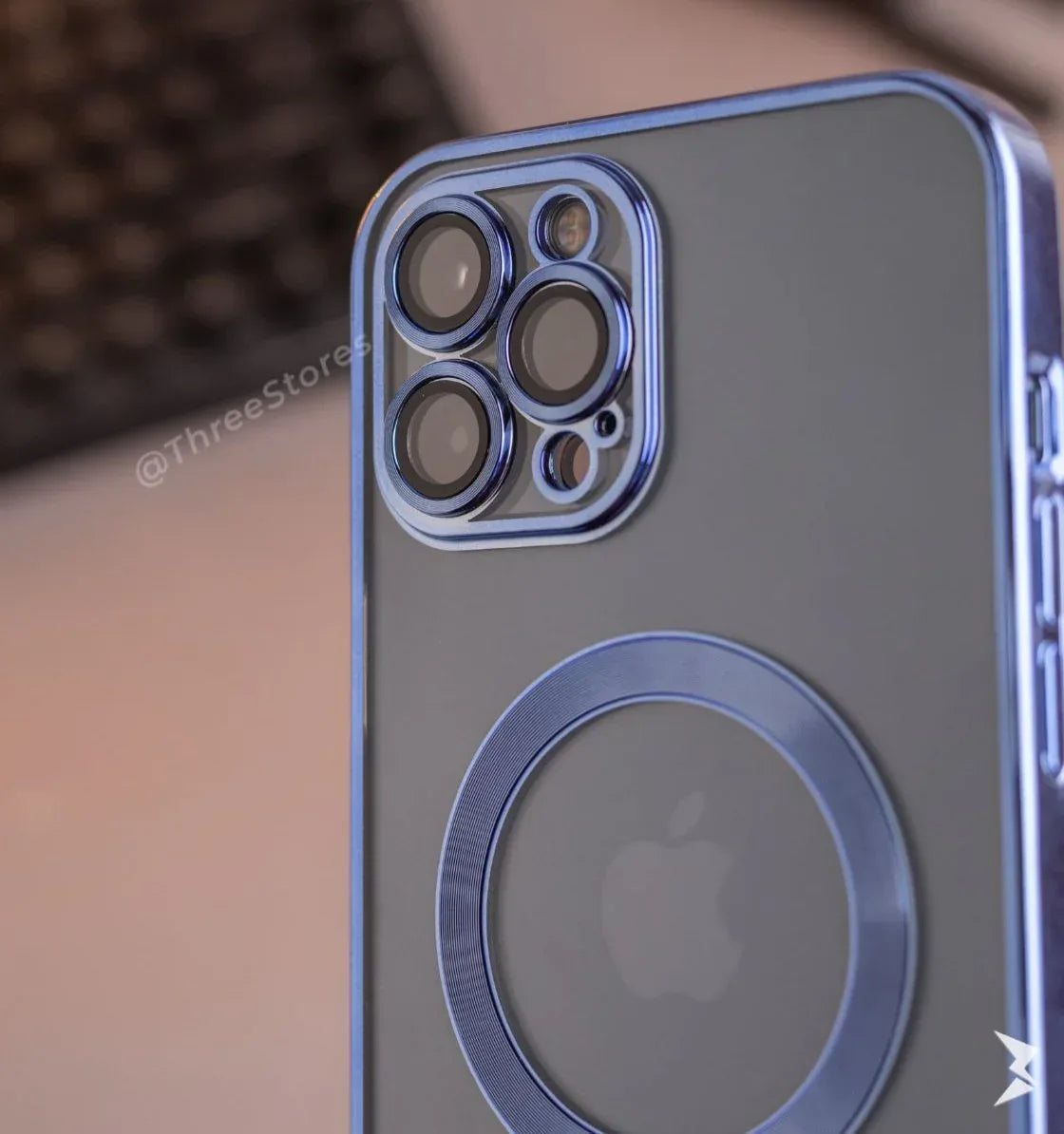 Glossy Magsafe Camera Protection Case iPhone 12 Pro - Three