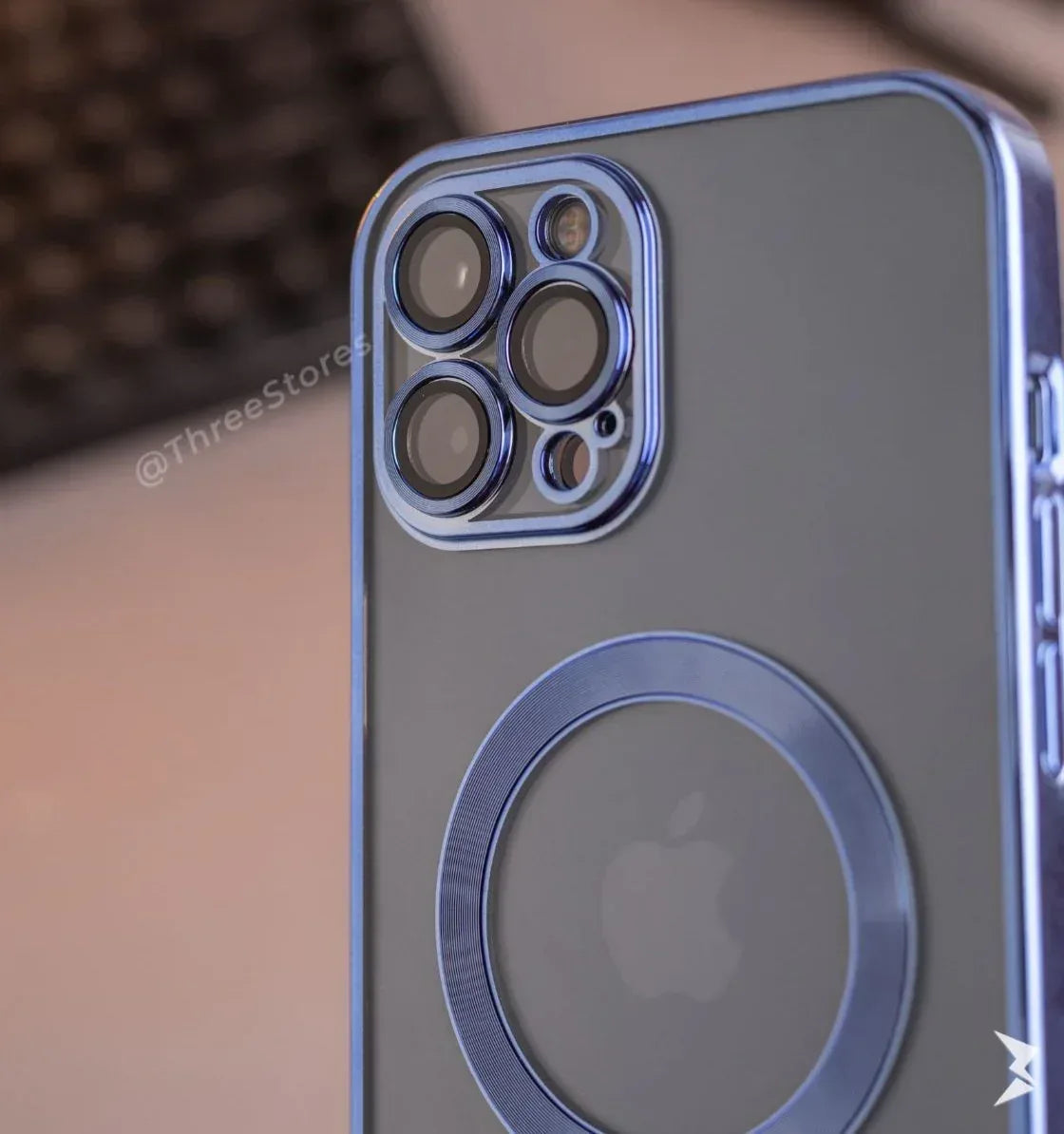 Glossy Magsafe Camera Protection Case iPhone 12 Pro - Three