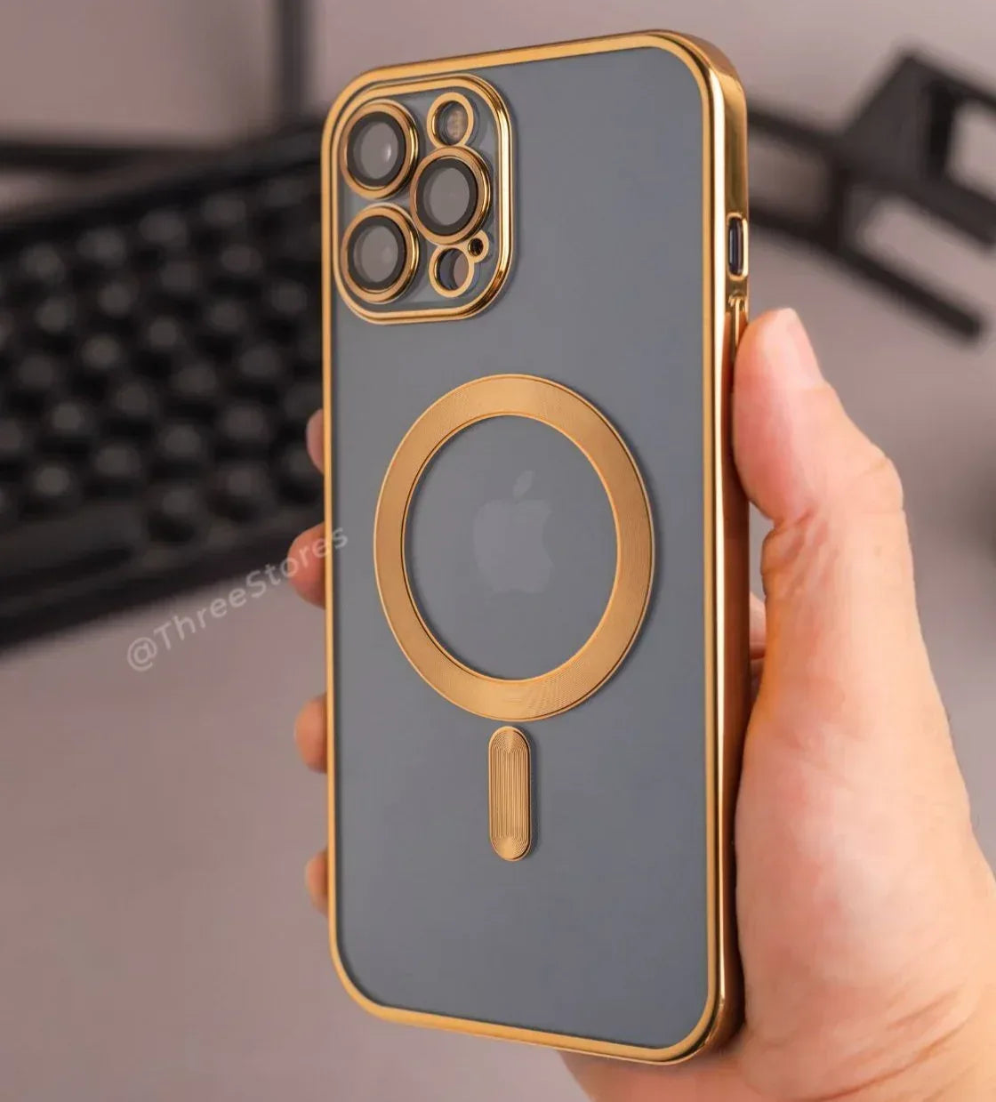 Glossy Magsafe Camera Protection Case iPhone 13 Pro - Three