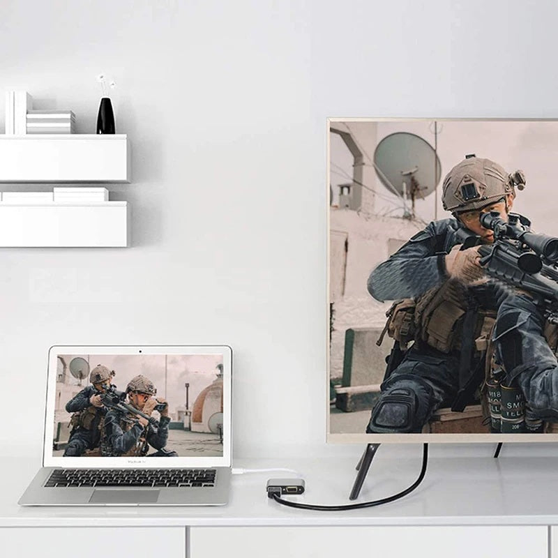 Go-Des 5-in-1 USB-C Hub Converter Adapter GD-6822