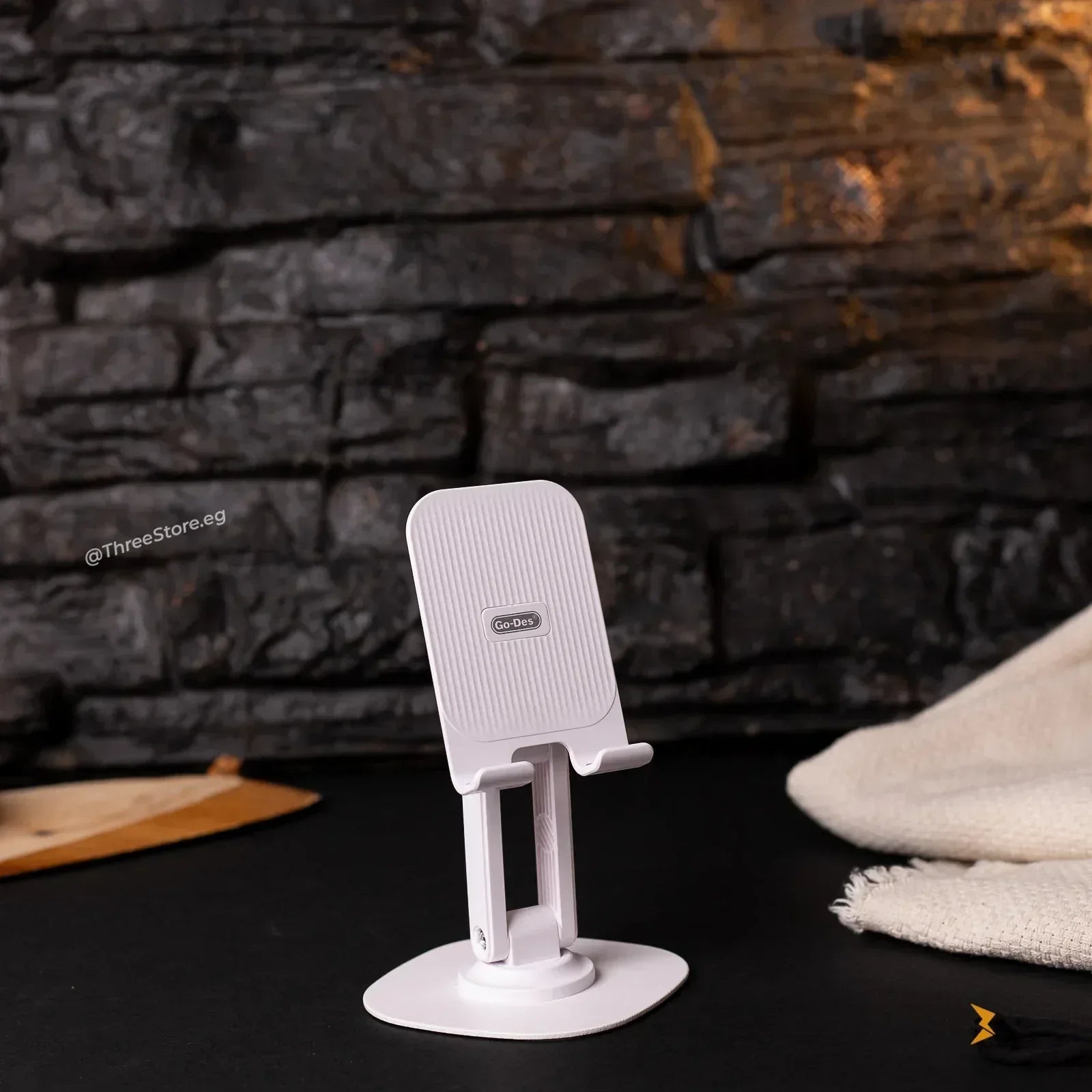 Go-Des Foldable 360° Rotating Metal Stand GD-HD757 - Three