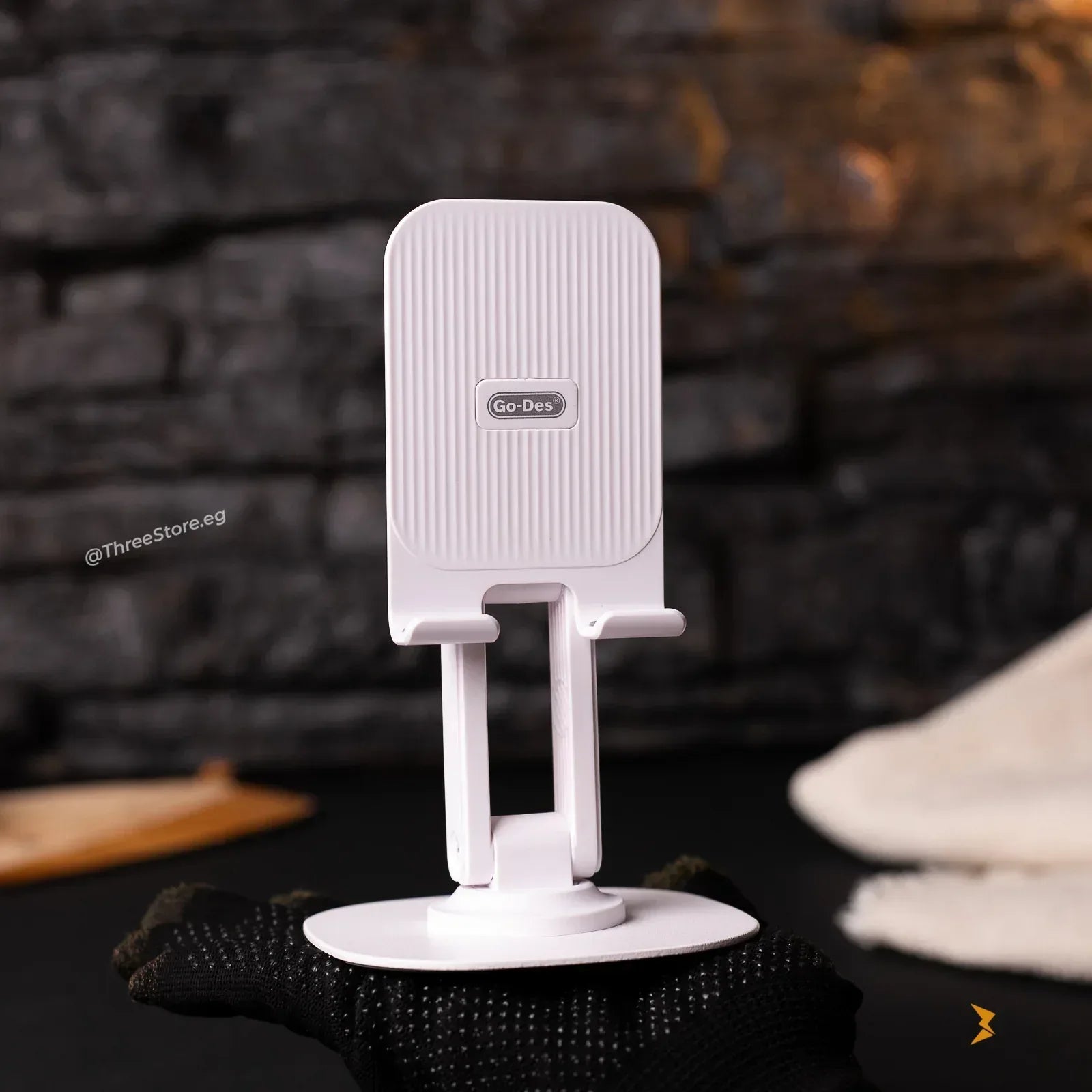 Go-Des Foldable 360° Rotating Metal Stand GD-HD757 - Three