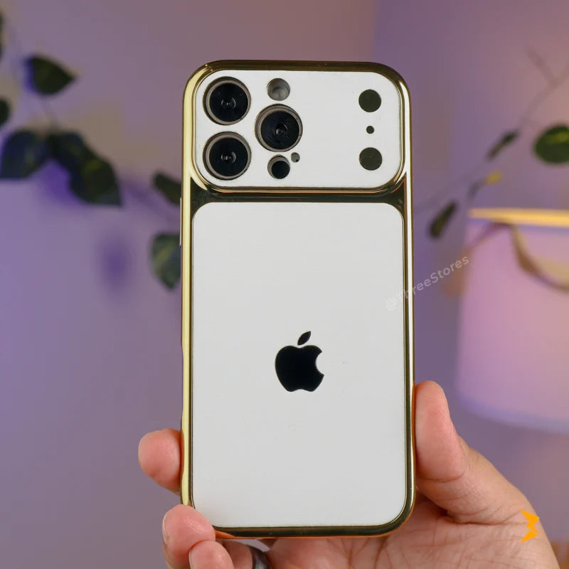 Golden Frame Fabric Case iPhone 13 Pro Max