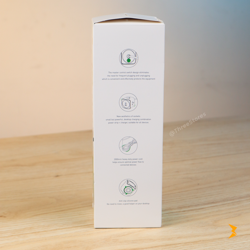 Green Power Socket Cube 6 in 1