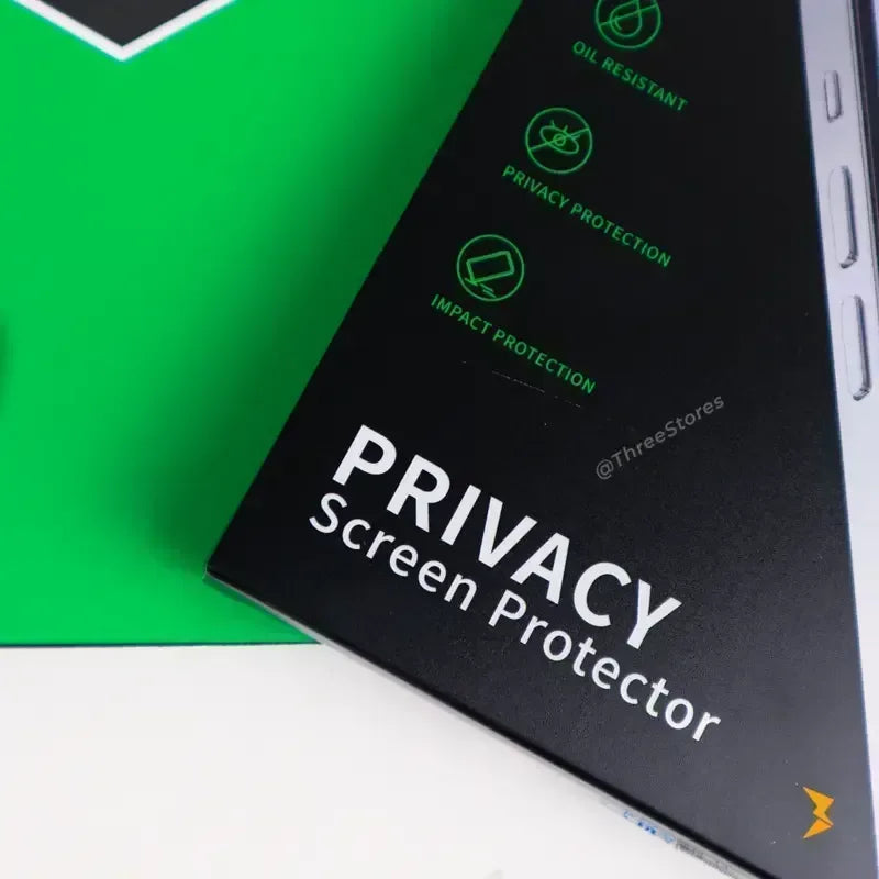 Green Privacy Screen Protector Samsung S25 Ultra - Three