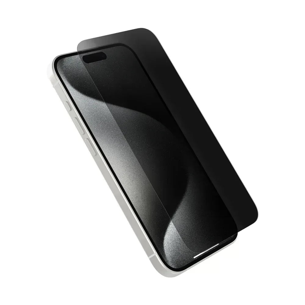 Green Privacy Screen Protector iPhone 16 Pro - Three