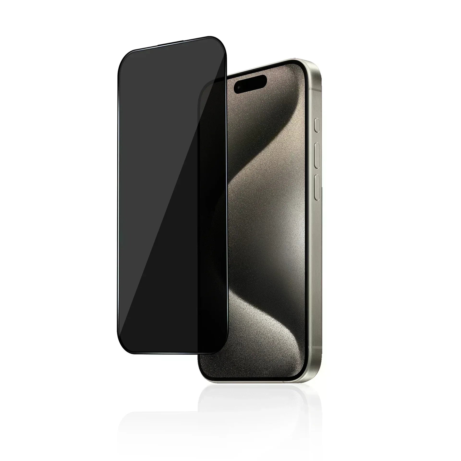 Green Privacy Screen Protector iPhone 16 Pro - Three