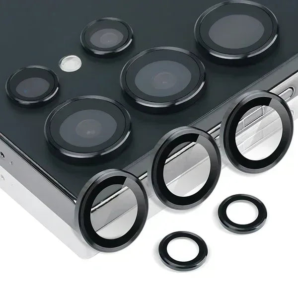 Green Ring Camera Lens Protector Samsung S25 Ultra - Three