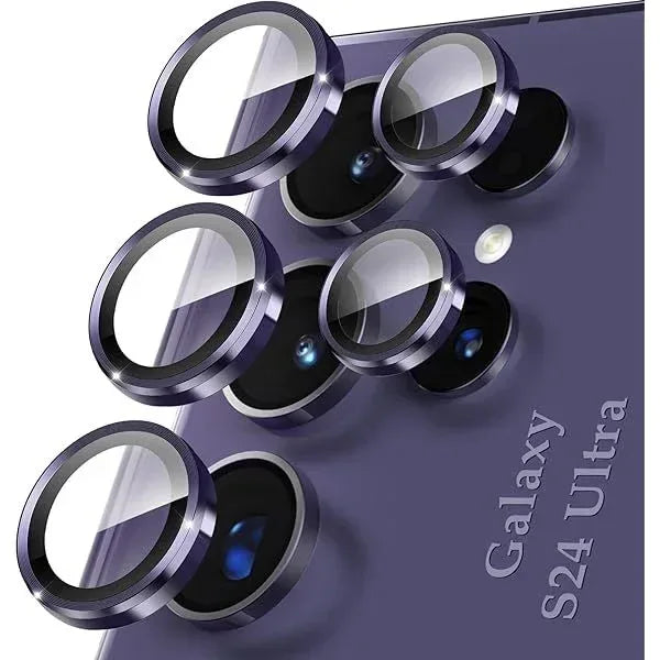 Green Ring Camera Lens Protector Samsung S24 Ultra - Three