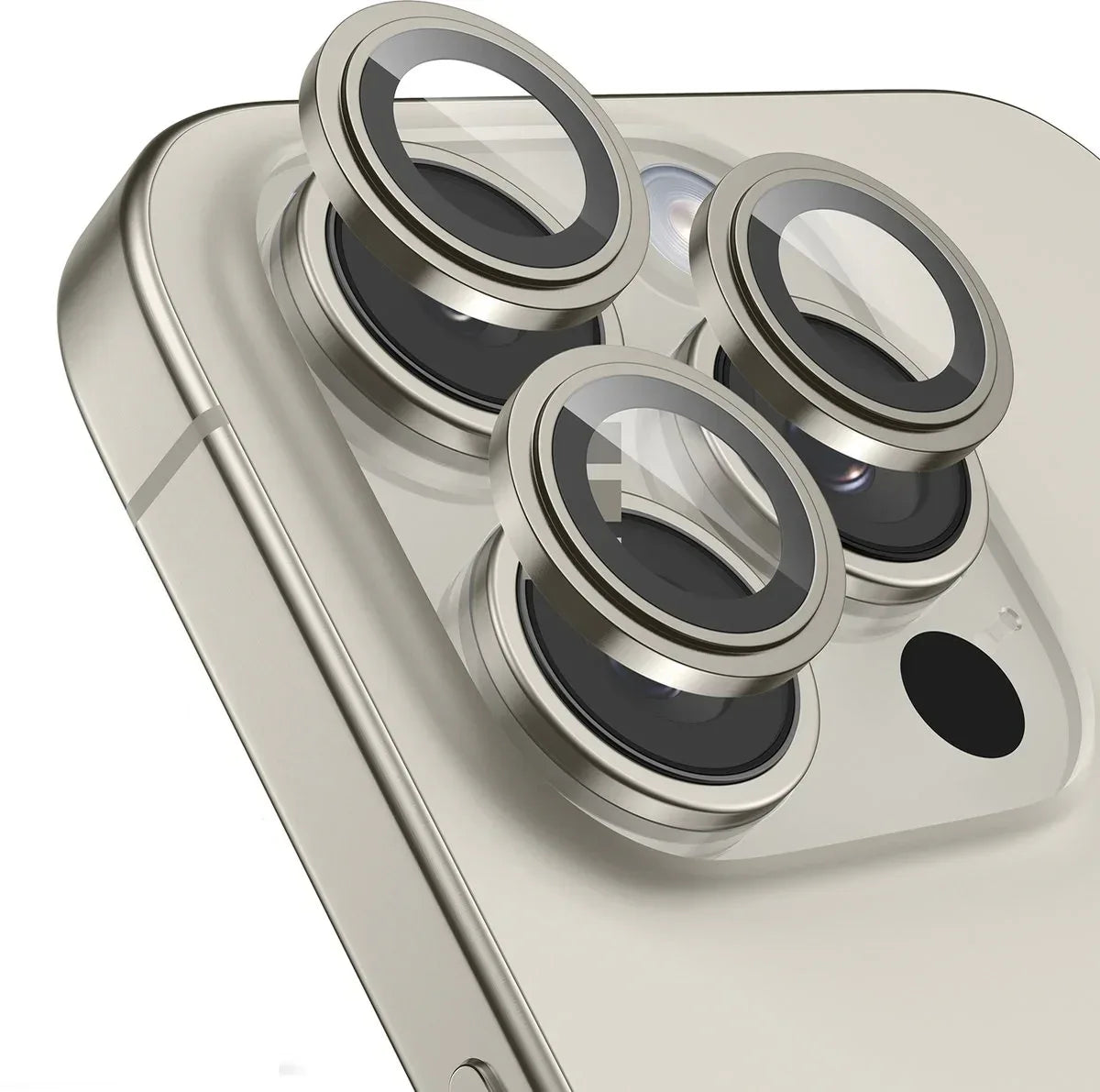 Green Ring Camera Lens Protector iPhone 16 Pro / 16 Pro Max - Three