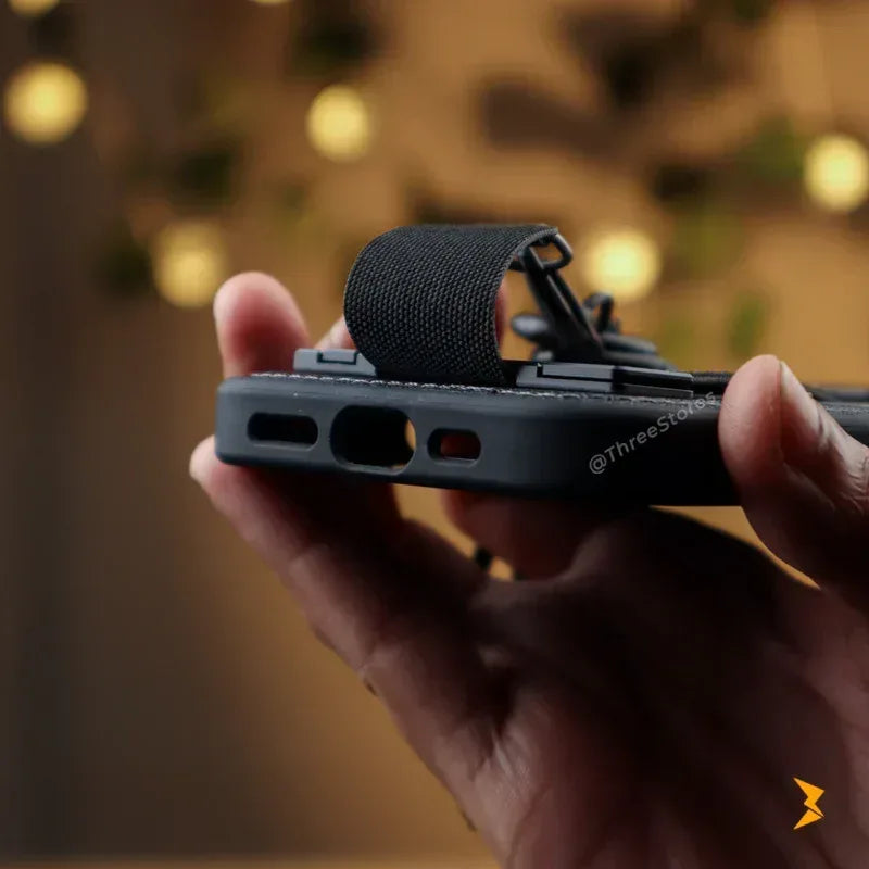 Guardio Leather Stand Magsafe Case iPhone 16 - Three