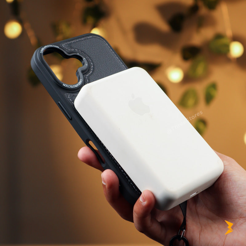Guardio Leather Stand Magsafe Case iPhone 16
