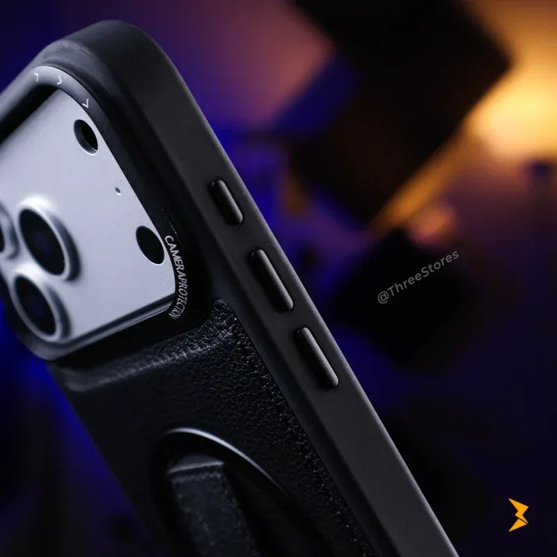 Guardio Leather Stand Magsafe Case iPhone 17 Pro Max - Three