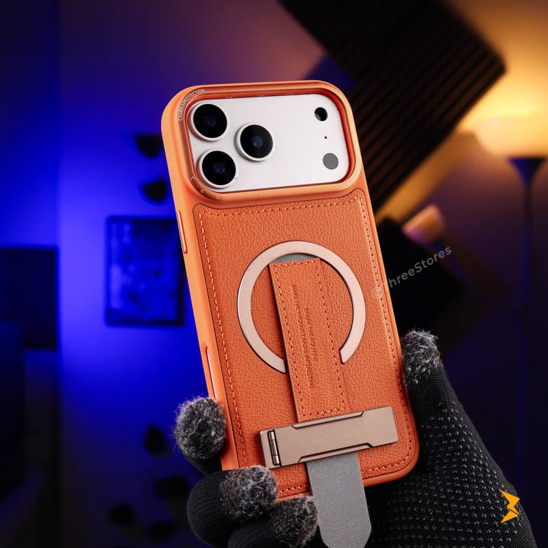 Guardio Leather Stand Magsafe Case iPhone 17 Pro Max