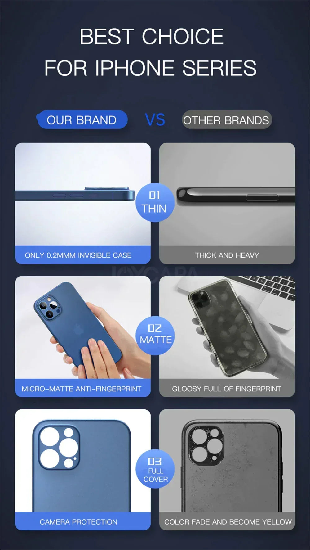 Raigor Inverse Carbon Case iPhone 13 Pro - Three