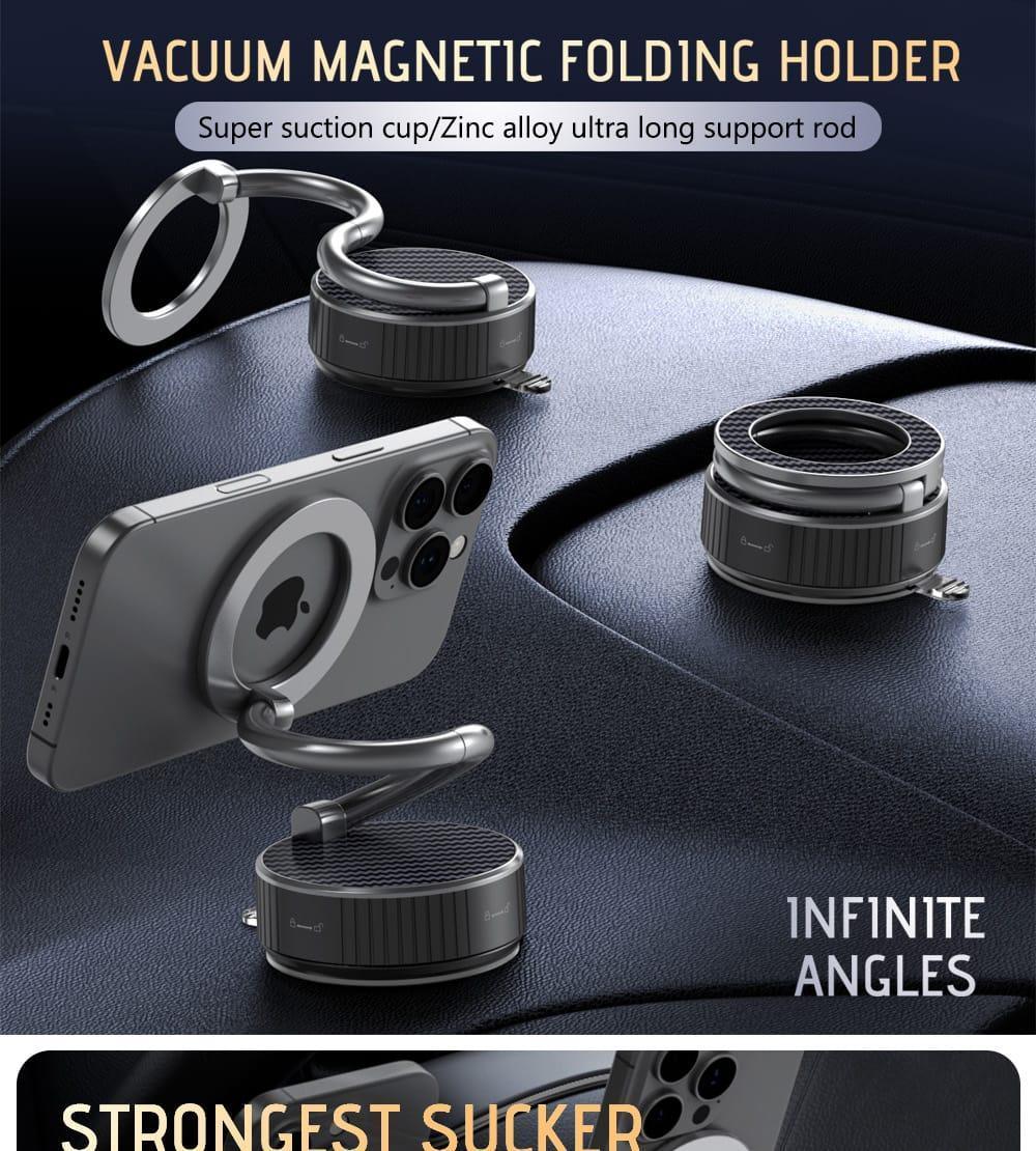 H3 Super Strong Suction Magnetic Phone Holder - Three