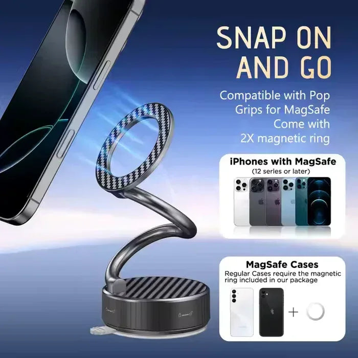 H3 Super Strong Suction Magnetic Phone Holder - Three