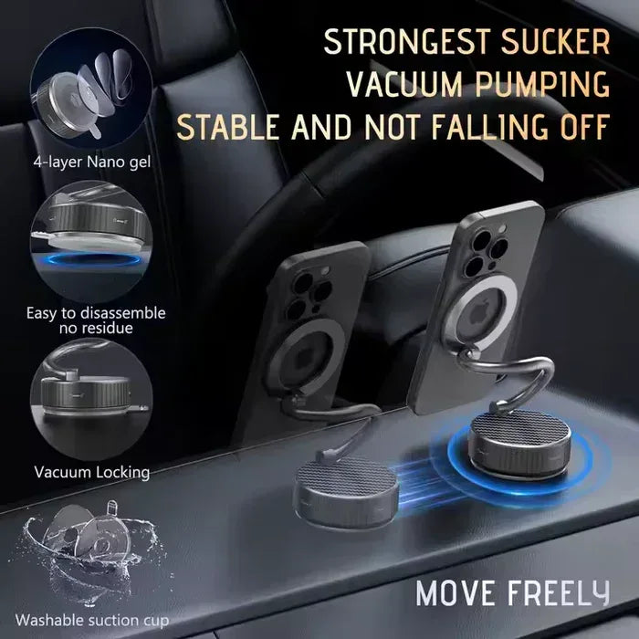 H3 Super Strong Suction Magnetic Phone Holder - Three