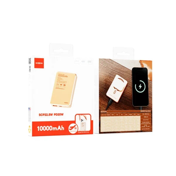 Moxom Magnetic Wireless Power Bank 10000mAH PB-173