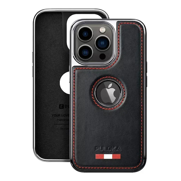 Puloka HandMade Leather Case iPhone 14 Pro Max - Three