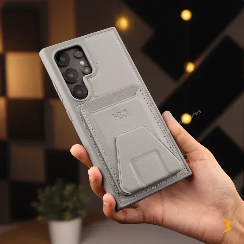 HDD Bond Leather Stand Case Samsung S24 Ultra - Three