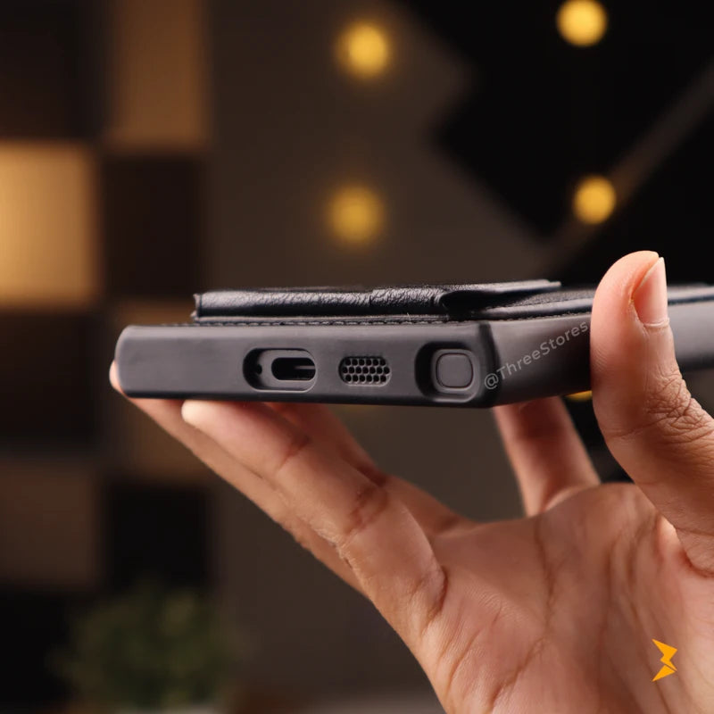 HDD Bond Leather Stand Case Samsung S24 Ultra