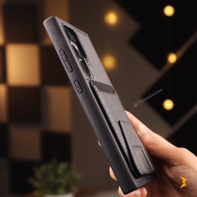 HDD Bond Leather Stand Case Samsung S24 Ultra