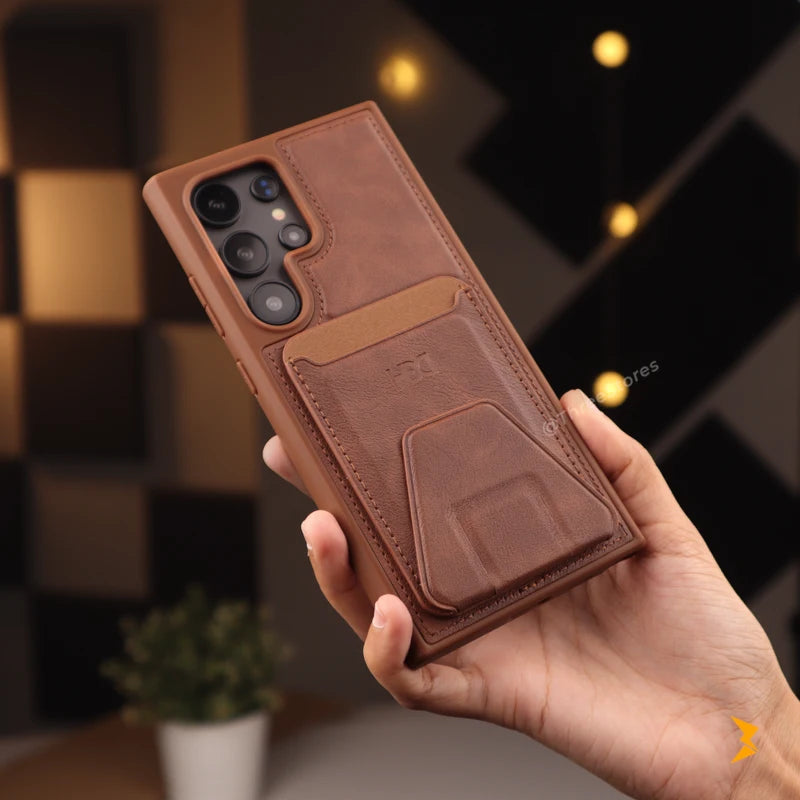 HDD Bond Leather Stand Case Samsung S24 Ultra