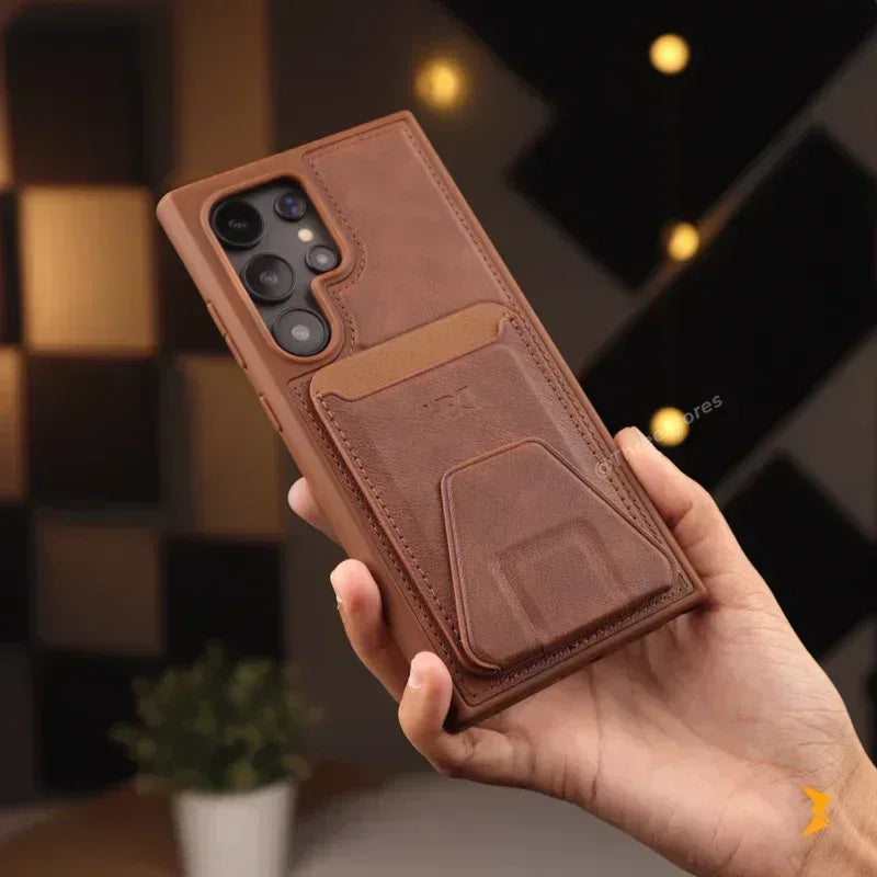 HDD Bond Leather Stand Case Samsung S24 Ultra - Three