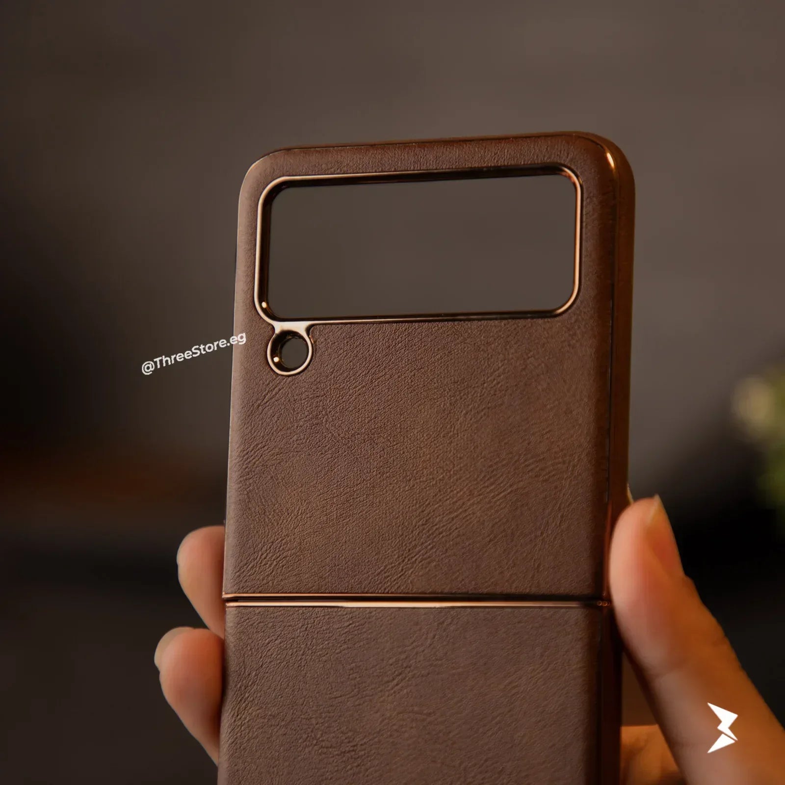 HDD Elegant Leather Case Samsung Z Flip 4 - Three