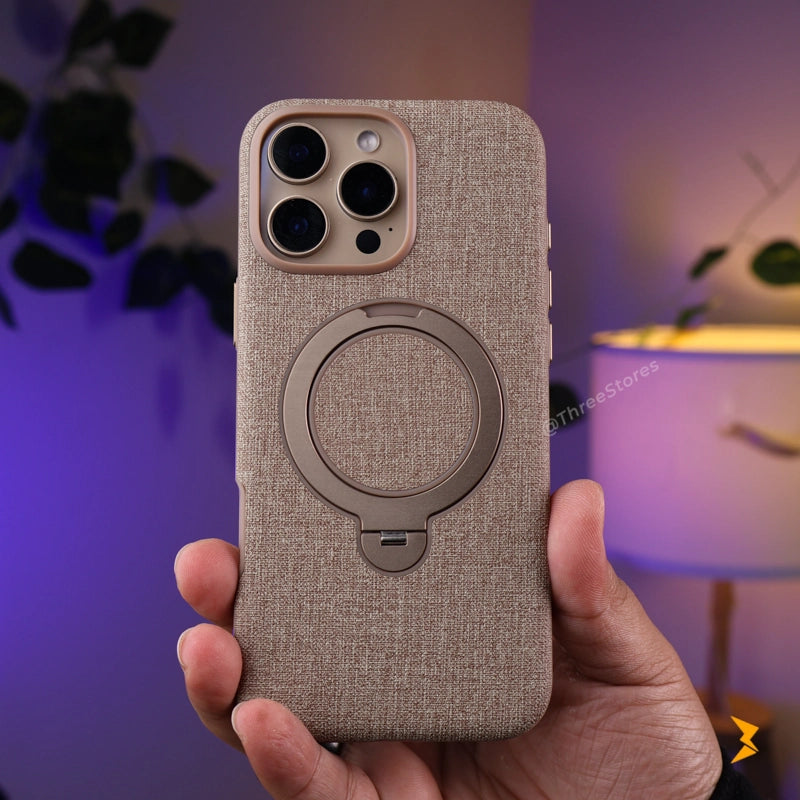HDD Fabric Magsafe Stand Case iPhone 16 Pro Max
