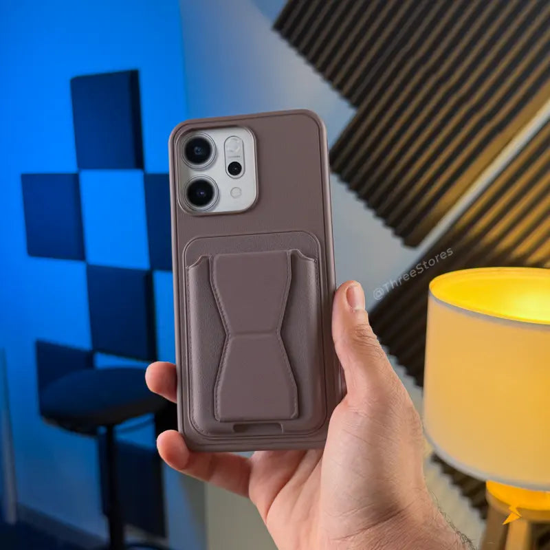 HDD Fionke Stand Leather Case Oppo Reno 14