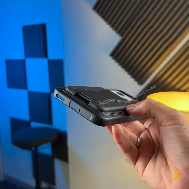 HDD Fionke Stand Leather Case Oppo Reno 14 - Three