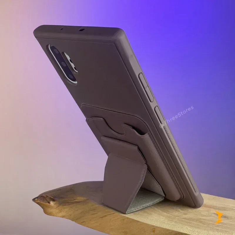 HDD Fionke Stand Leather Case Samsung Note 10 Plus - Three