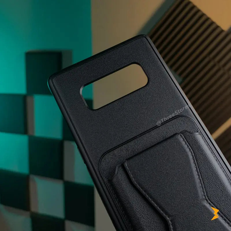 HDD Fionke Stand Leather Case Samsung Note 8