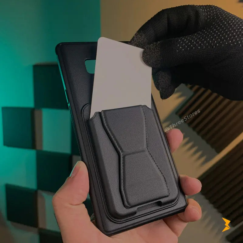 HDD Fionke Stand Leather Case Samsung Note 9