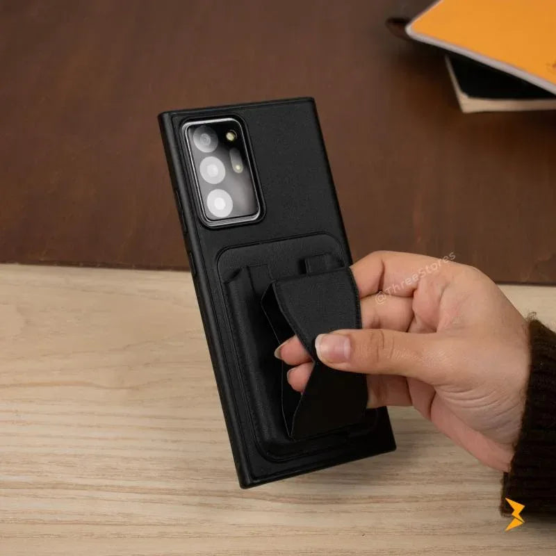 HDD Fionke Stand Leather Case Samsung Note 20 Ultra - Three