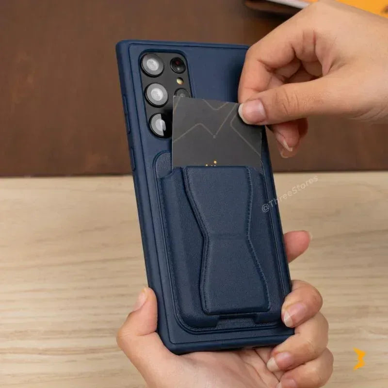 HDD Fionke Stand Leather Case Samsung S25 Ultra - Three