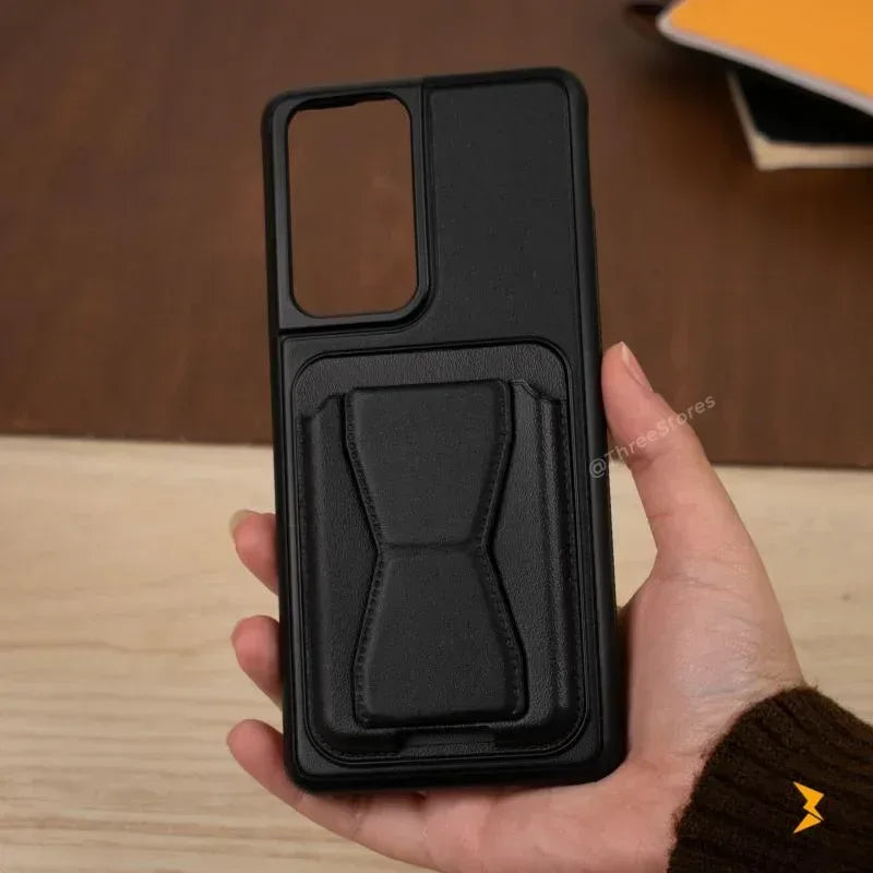 HDD Fionke Stand Leather Case Samsung S21 Ultra - Three