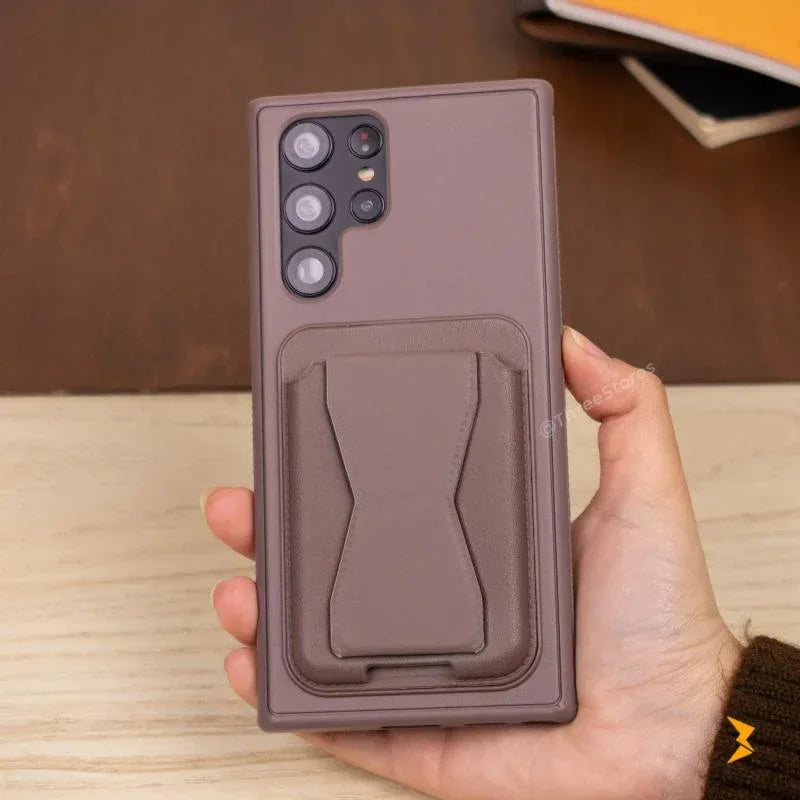 HDD Fionke Stand Leather Case Samsung S22 Ultra - Three