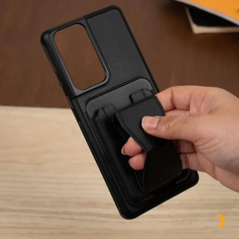 HDD Fionke Stand Leather Case Samsung S21 Ultra - Three