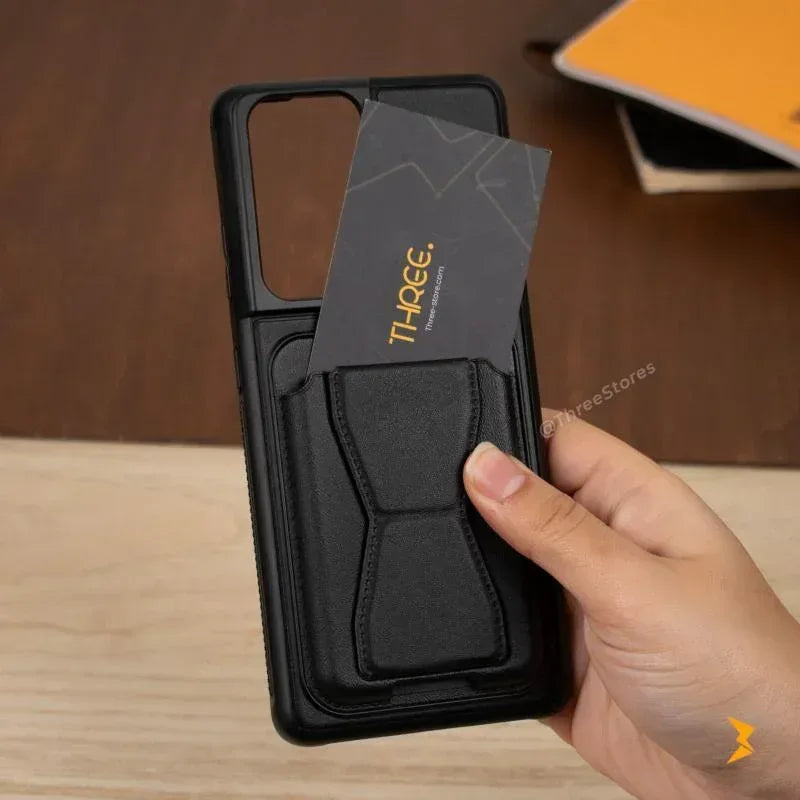 HDD Fionke Stand Leather Case Samsung S21 Ultra - Three