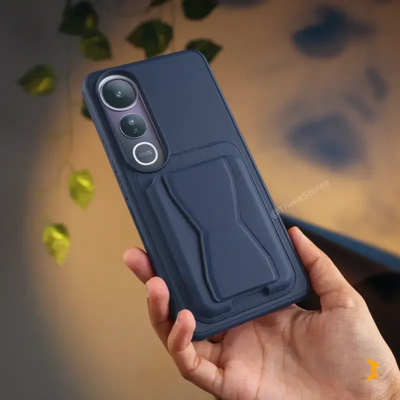 HDD Fionke Stand Leather Case Vivo V50 Lite - Three