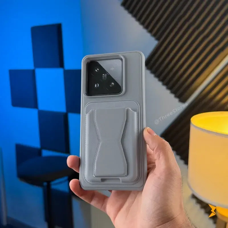 HDD Fionke Stand Leather Case Xiaomi Mi 14t Pro - Three