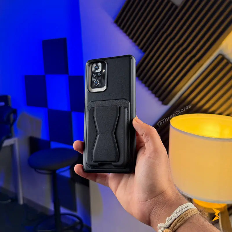 HDD Fionke Stand Leather Case Xiaomi Redmi Note 10 Pro