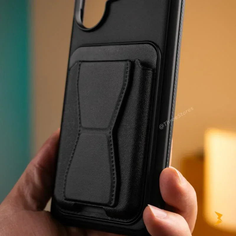 HDD Fionke Stand Leather Case Xiaomi Redmi Note 13 Pro+ - Three