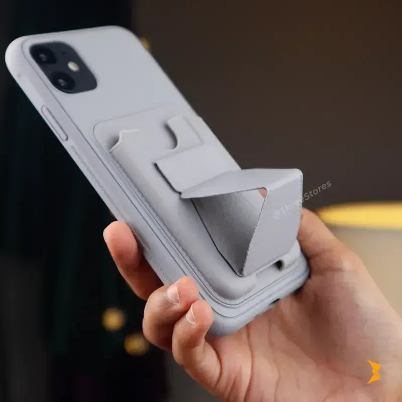 HDD Fionke Stand Leather Case iPhone 11 - Three