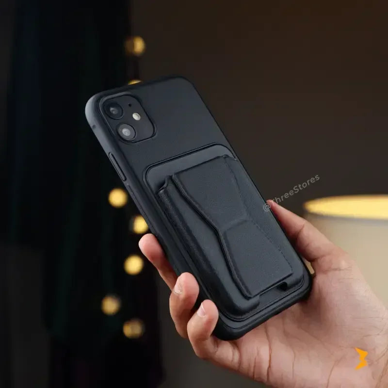 HDD Fionke Stand Leather Case iPhone 11 - Three