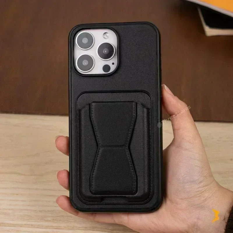 HDD Fionke Stand Leather Case iPhone 14 Pro - Three