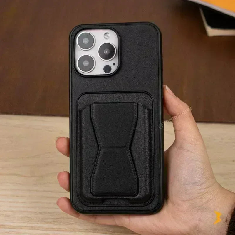 HDD Fionke Stand Leather Case iPhone 14 Pro - Three